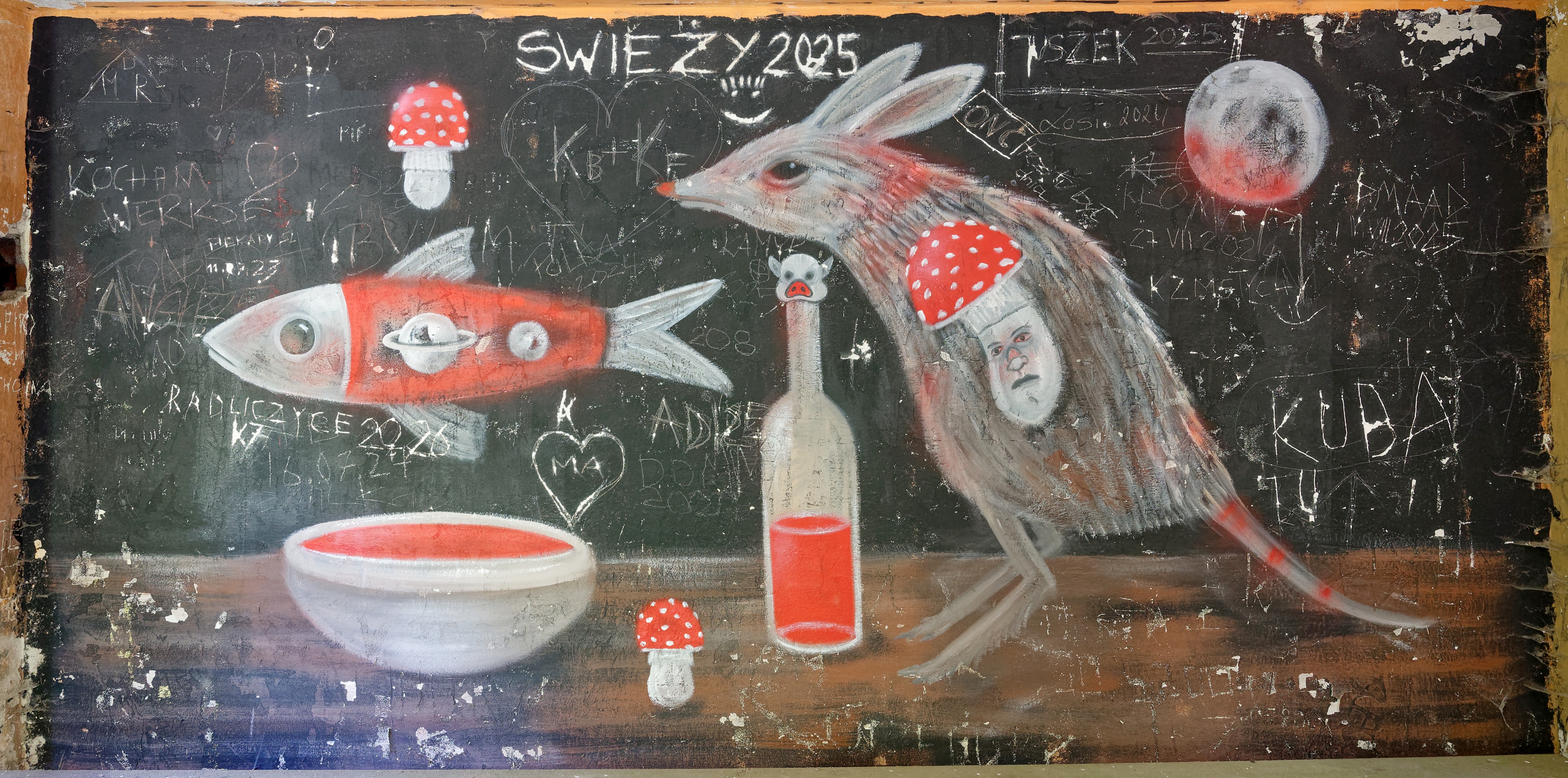 Graffiti artwork in Wisła, Poland. Wikimedia Commons. CC BY 4.0.
